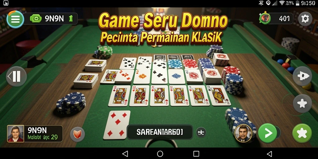 Tampilan gameplay seru dari 9N9N yang mengasyikkan.