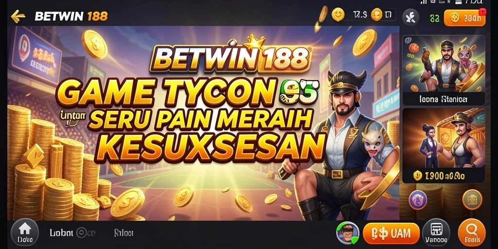 Screenshot BETWIN188 menampilkan gameplay Tycoon yang dinamis dan menarik.