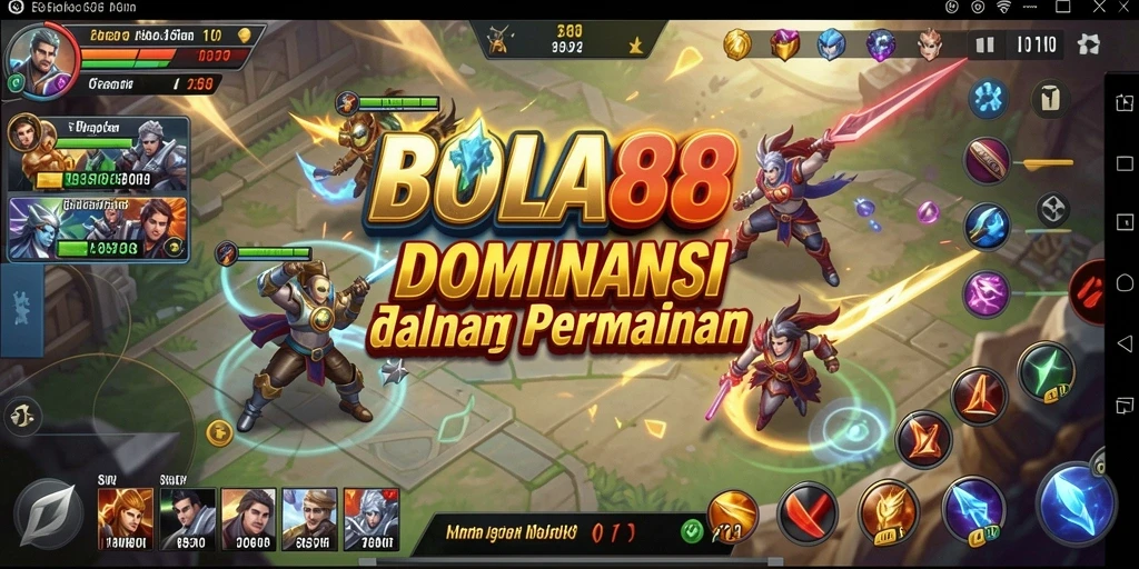 Tangkapan layar BOLA88 menampilkan momen strategis yang mendebarkan.