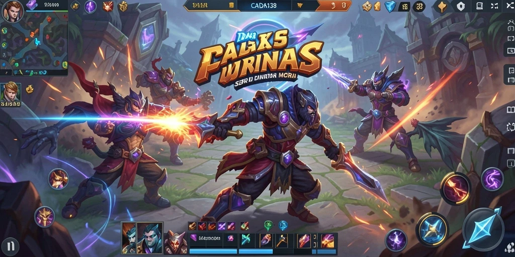 Gameplay seru CADAS138 dalam pertarungan MOBA