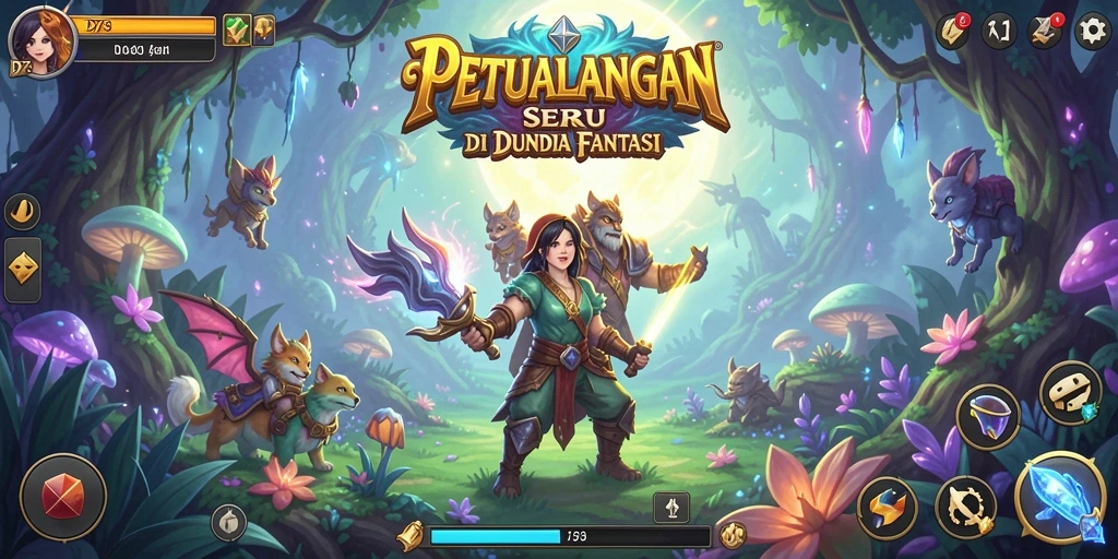Gameplay D73 yang memikat dengan grafik indah dan petualangan mendebarkan.