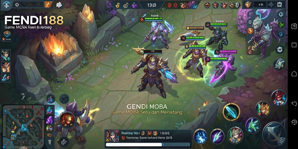 Tangkapan layar gameplay mendebarkan dalam FENDI188.