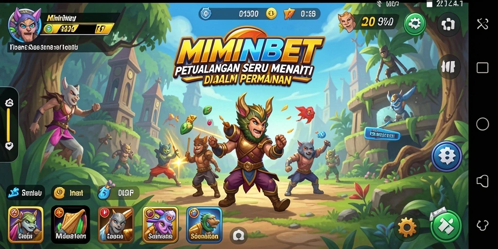 Tampilan gameplay MIMINBET yang menegangkan dan penuh aksi.