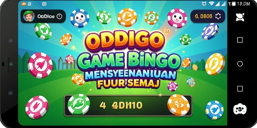 Tampilan gameplay ODDIGO yang menarik dalam permainan Bingo.