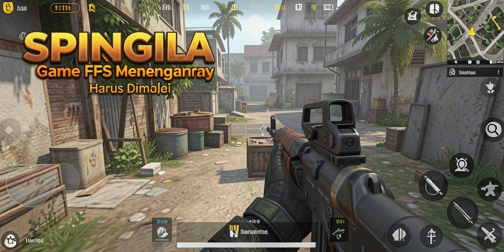 Gameplay SPINGILA yang seru dan menegangkan dalam pertempuran FPS.