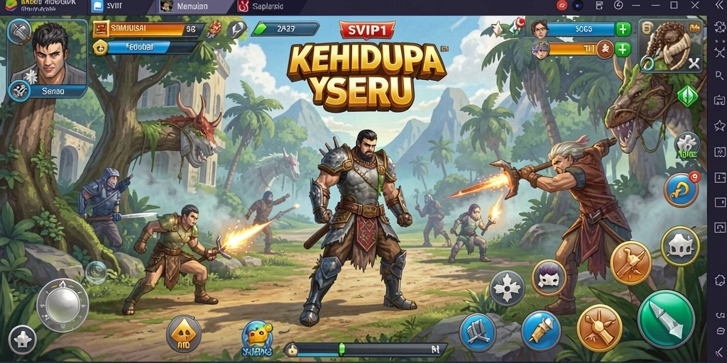 Tampilan gameplay menarik di dalam dunia simulasi SVIP1.