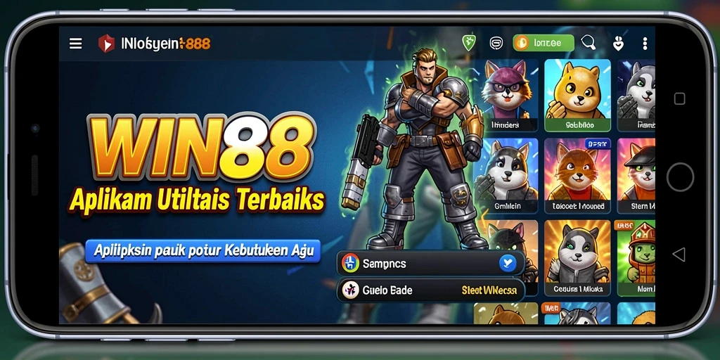 Tampilan antarmuka WIN88 yang sederhana dan fungsional.